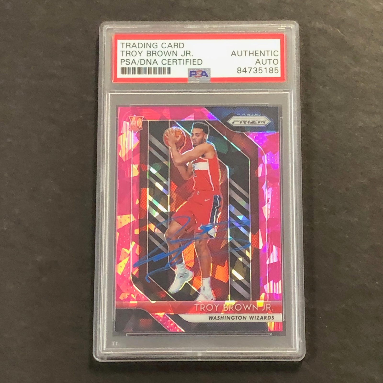 2018-19 Panini Prizm #213 TROY BROWN JR. Signed Card AUTO PSA RC Rookie Slabbed
