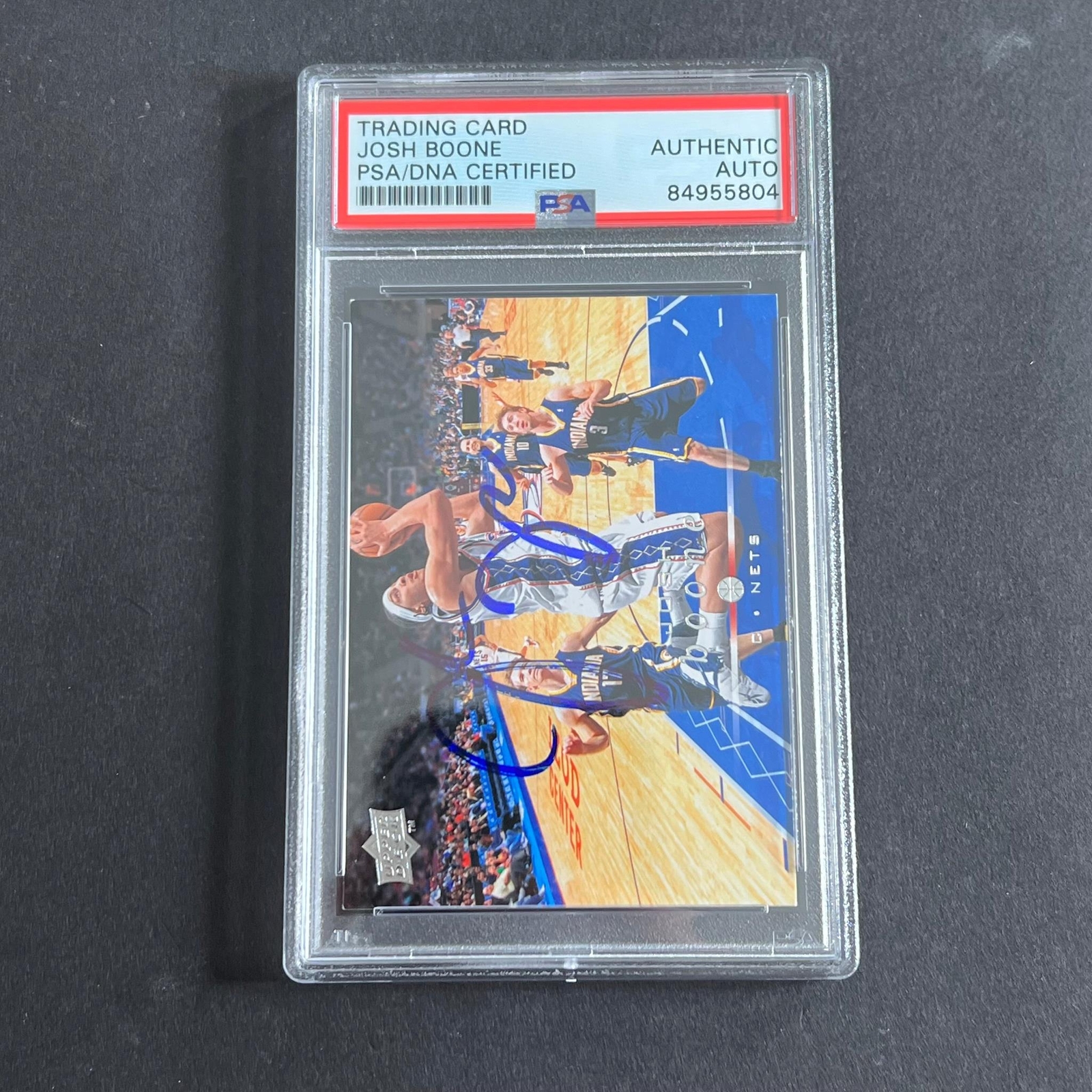 2008-09 Upperdeck #115 Josh Boone Signed Card AUTO PSA Slabbed Nets
