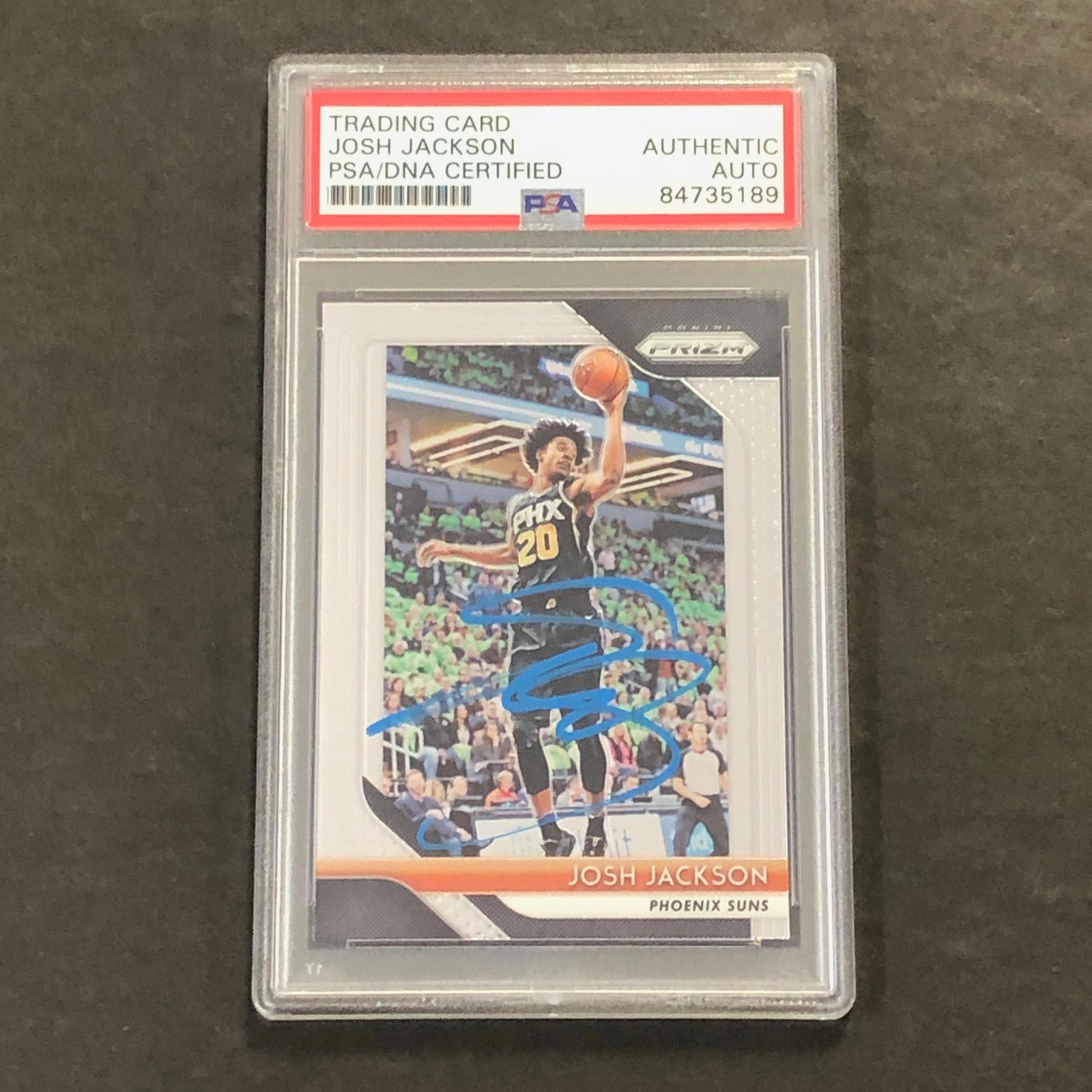2018-19 Panini Prizm #31 Josh Jackson Signed Rookie Card AUTO PSA Slabbed Suns
