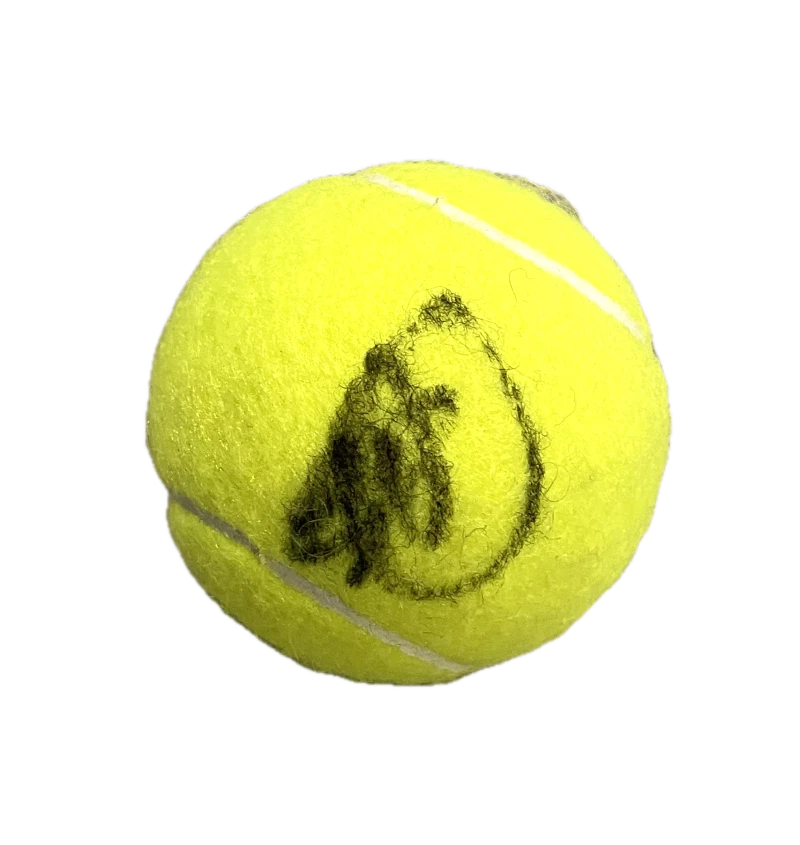 Novak Djokovic Signed Autograph Tennis Ball - GOAT 24x Grand Slam Champ JSA COA
