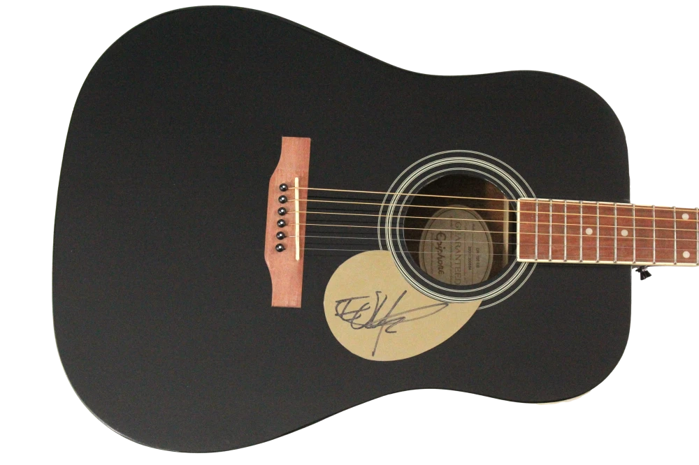 The Edge U2 Signed Autograph Full Size Gibson Epiphone Guitar w/ JSA COA
