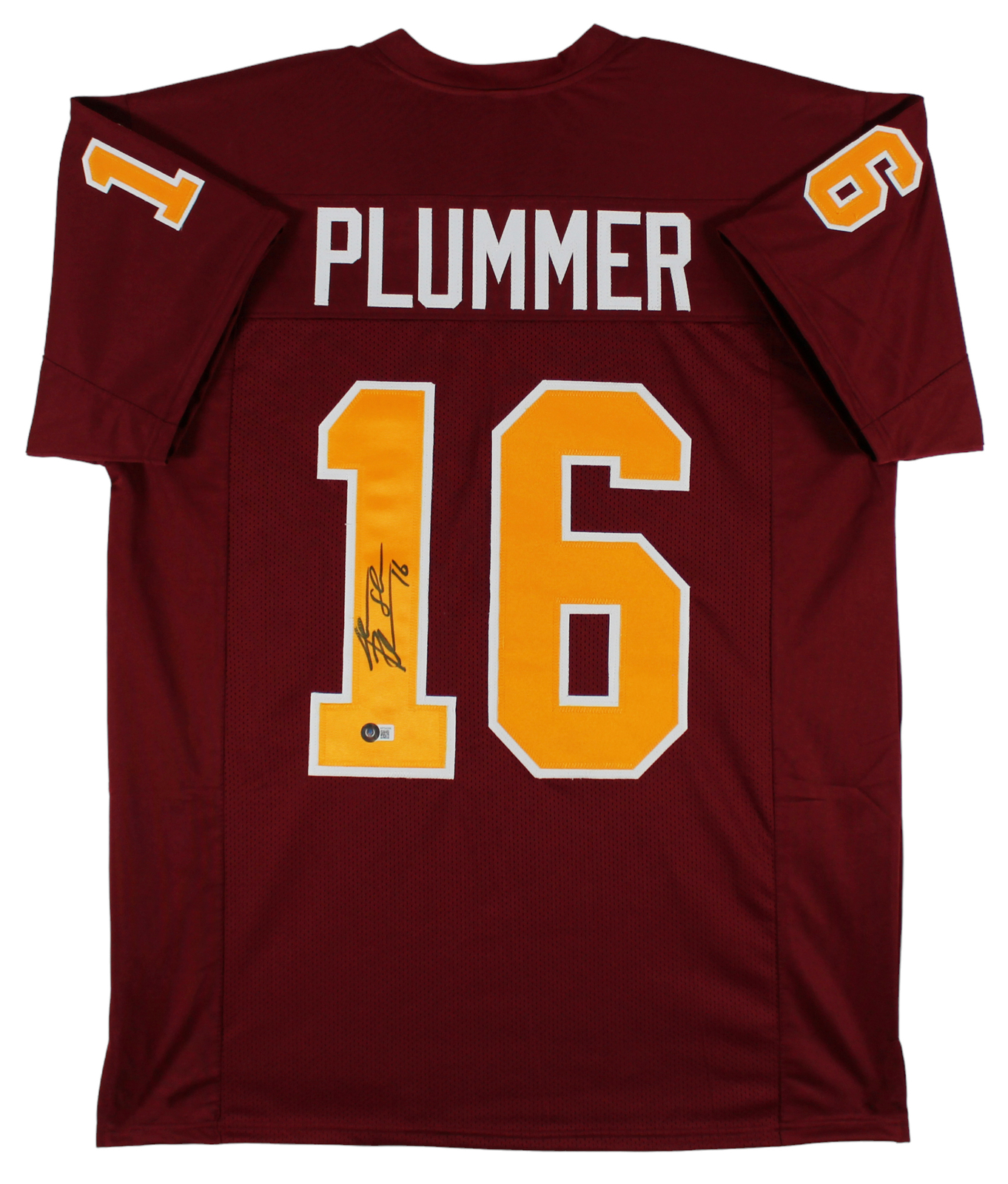 ASU Jake Plummer Signed Maroon Pro Style Jersey Signed on #1 BAS Witnessed
