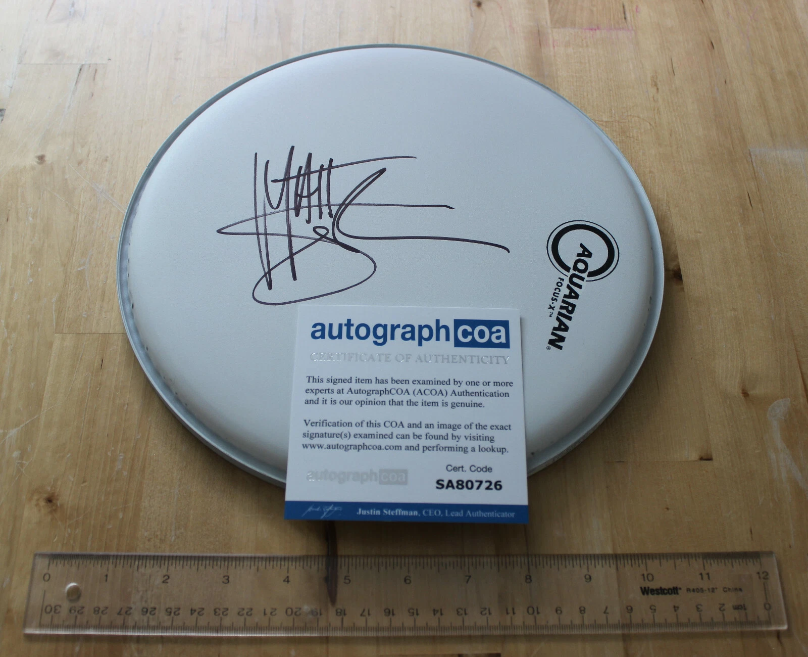 Matt Sorum Guns n Roses, The Cult SIGNED AUTOGRAPHED 10