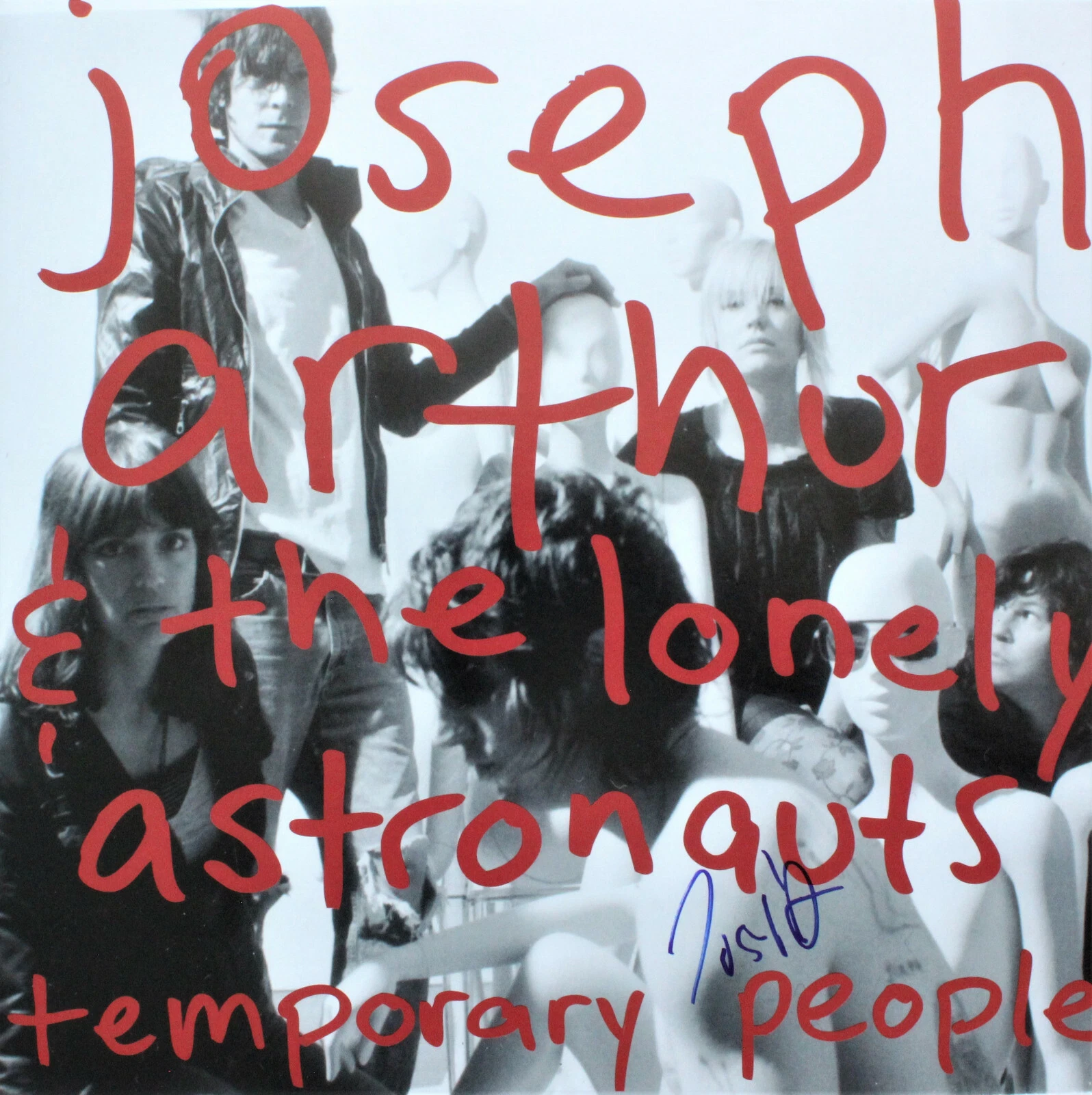 Joseph Arthur - Temporary People (Fistful of Mercy) - SIGNED RECORD ACOA (b)
