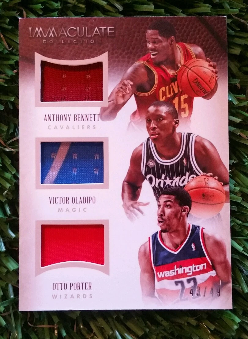 13-14 IMMACULATE TRIPLE JERSEY ANTHONY BENNETT/ VICTOR OLADIPO/ OTTO PORTER #/49
