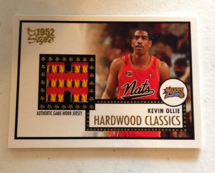 KEVIN OLLIE UConn 2005-06 Topps 52 Style GAME-WORN JERSEY CARD Sick Card
