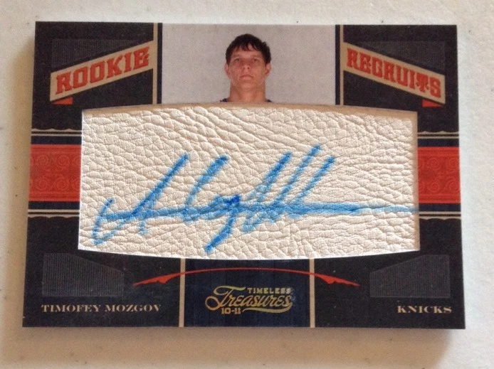Timofey Mozgov 2010-11 Timeless Treasures Auto RC 9/10 Ssp Super Hot Rare
