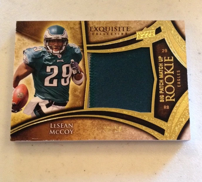 2009 Exquisite Collection Shonn Greene LeSean McCoy Dual Rookie Patch 32/50 Sick
