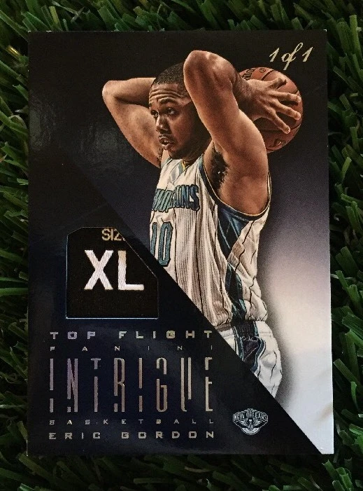 2012/13 PANINI INTRIGUE TOP FLIGHT ERIC GORDON LAUNDRY TAG #1/1 BEAUTY!!!

