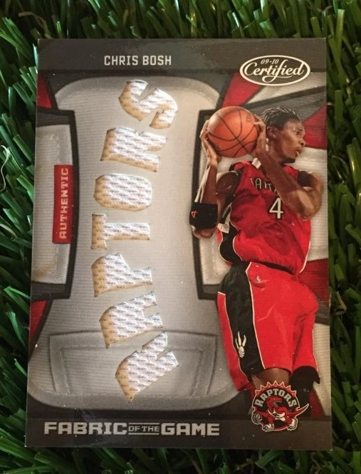 2009-10 Certified Fabric of the Game NBA Die Cuts Chris Bosh Jersey #D /25
