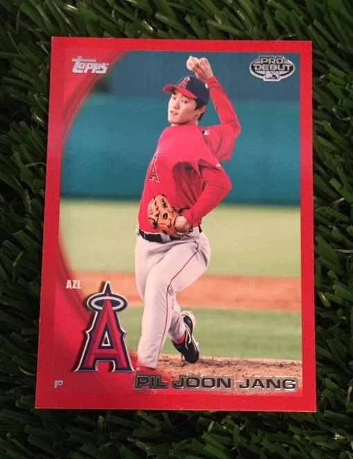 2010 Topps Pro Debut RED Border PIL JOON JANG #ED 1/1 ANGELS #211
