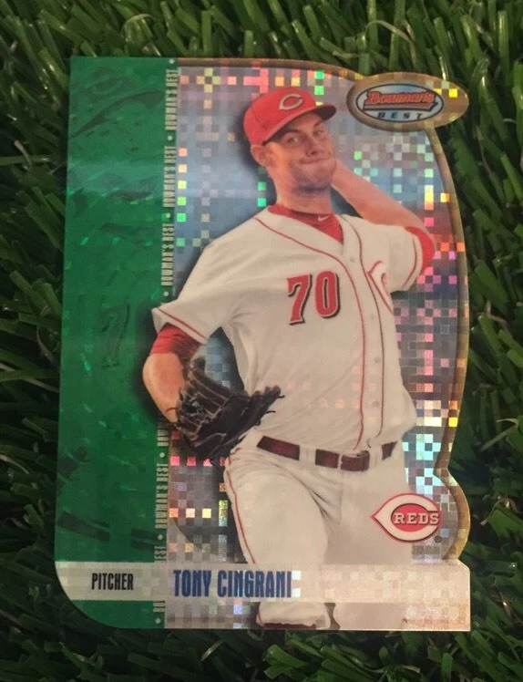 TONY CINGRANI 2012 BOWMANS BEST XFRACTOR DIE-CUT ##ED /25 SP
