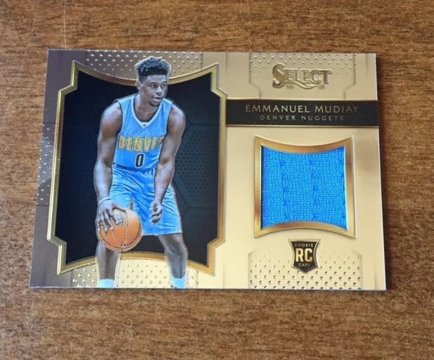 2015-16 Panini Select EMMANUEL MUDIAY game used jersey #ED /149 Nuggets
