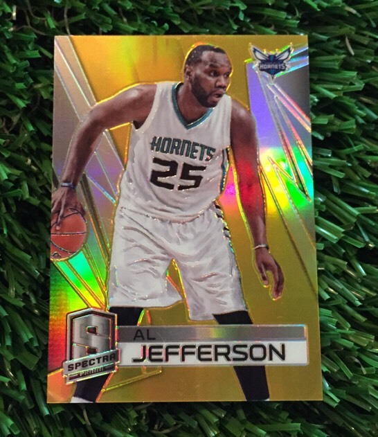 2014-15 PANINI SPECTRA BASE #87 AL JEFFERSON HORNETS #ED /10 SSP
