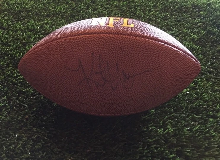 KURT WARNER Autographed NFL WILSON Football Rams/Cardinals JSA STICKER
