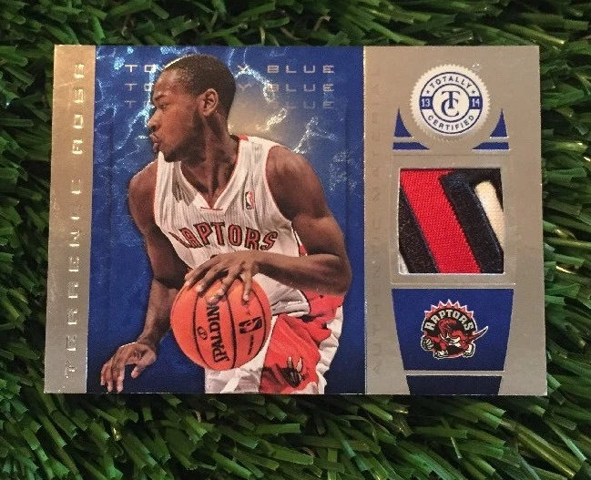 TERRENCE ROSS 2013-14 TOTALLY CERTIFIED BLUE GAME USED 3-CLR PATCH #ED /15
