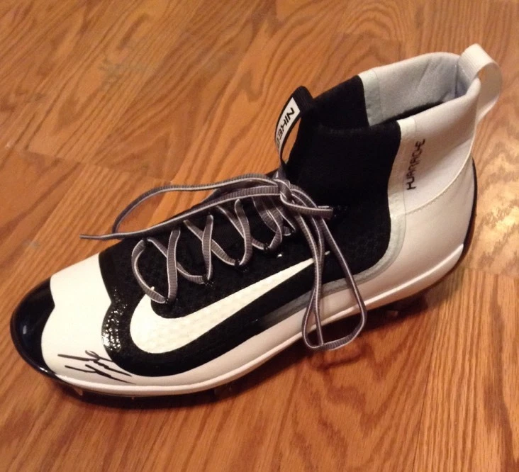 DAVID DAHL Signed Cleat Autographed SIGNATURE DEBUT JSA COA ROCKIES STAR ROOKIE
