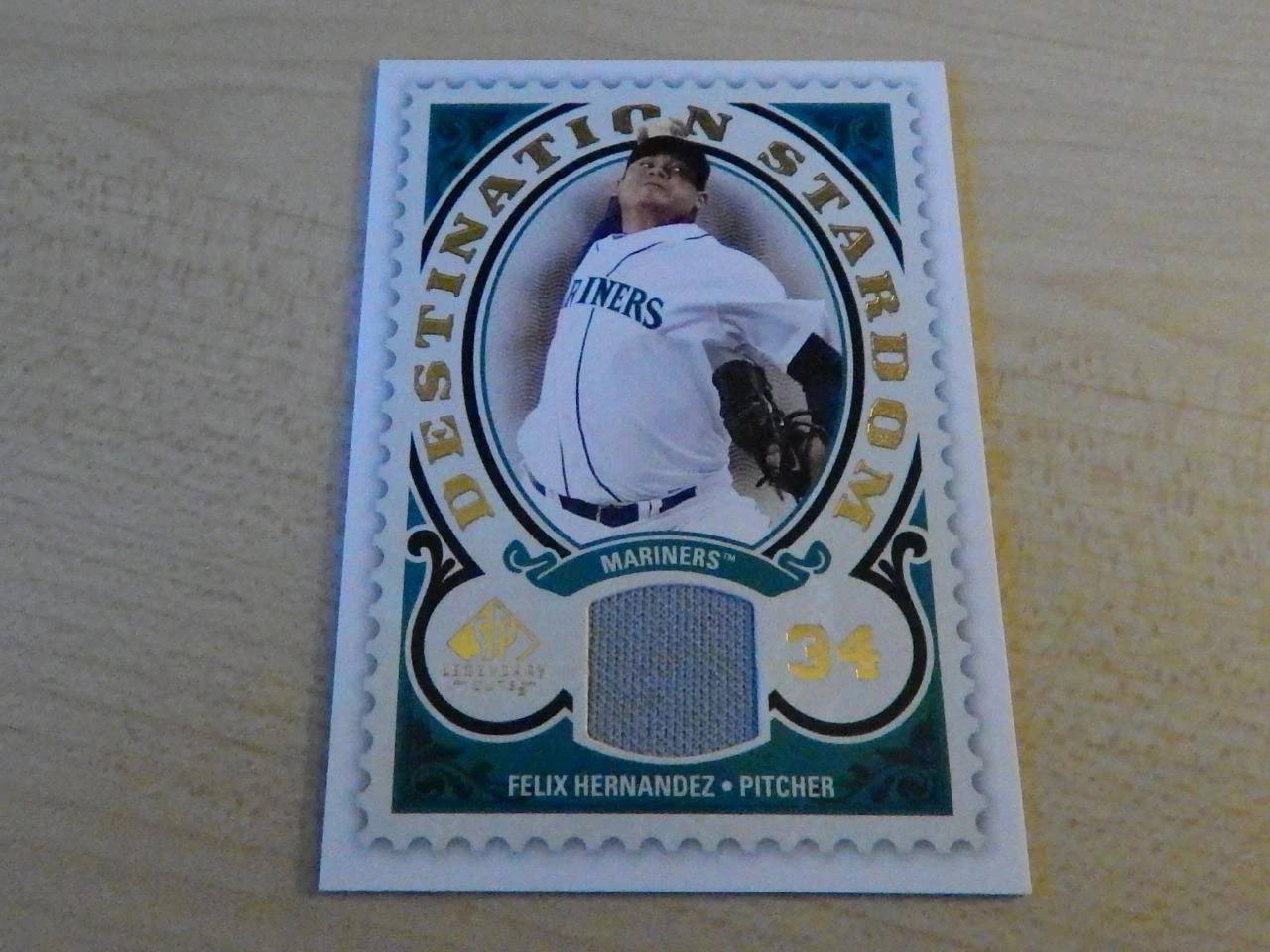 2009 SP LEGENDARY CUTS FELIX HERNANDEZ DESTINATION STARDOM JERSEY RELIC MARINERS
