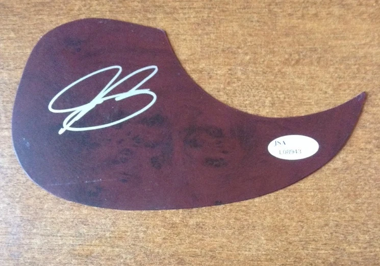 JOE BONAMASSA SIGNED PICK GUARD BLUES LEGEND AUTOGRAPHED JSA COA

