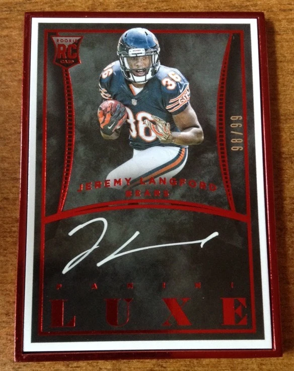 2015 LUXE #RA-JL JEREMY LANGFORD AUTOGRAPH 
