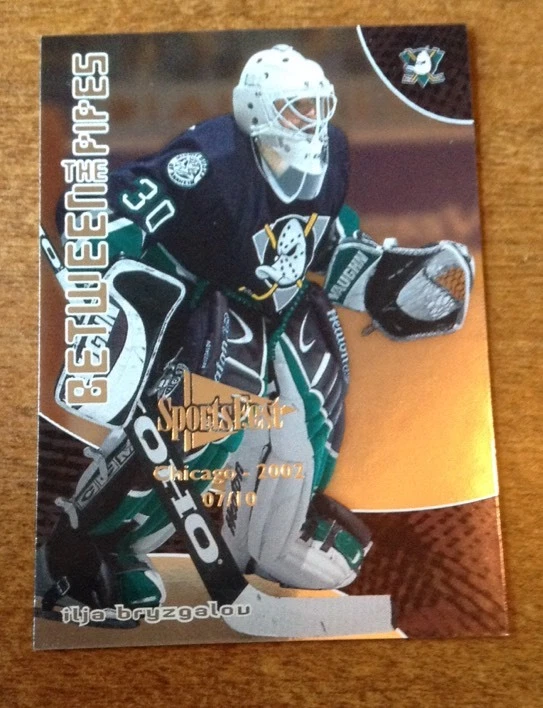 2001-02 Between the Pipes Chicago Sportsfest #84 ILJA BRYZGALOV /10
