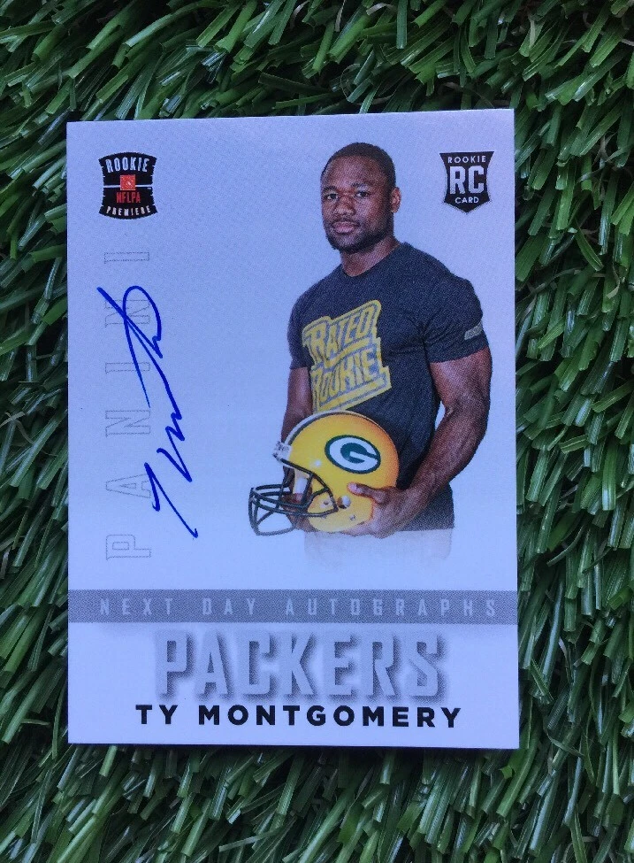 2015 Panini Next Day Autographs Card #NDTM Ty Montgomery
