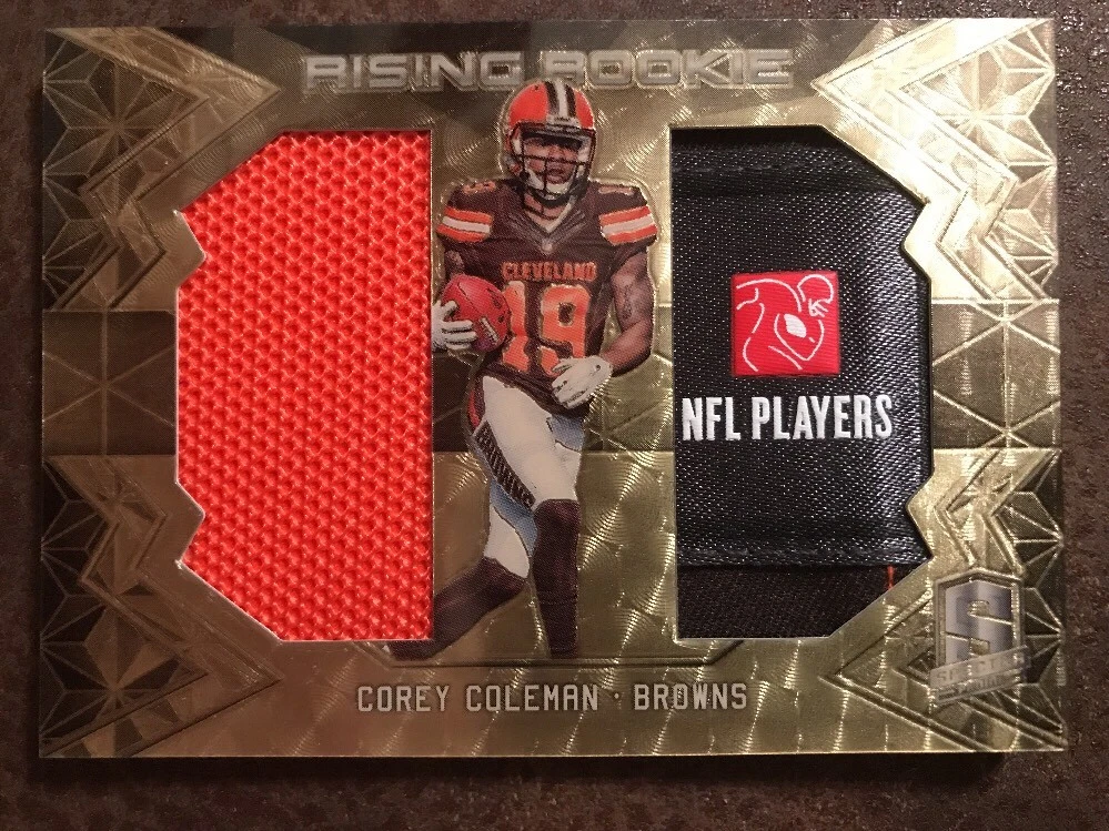 2016 Panini Spectra Corey Coleman Dual Patch Superfractor 1/1
