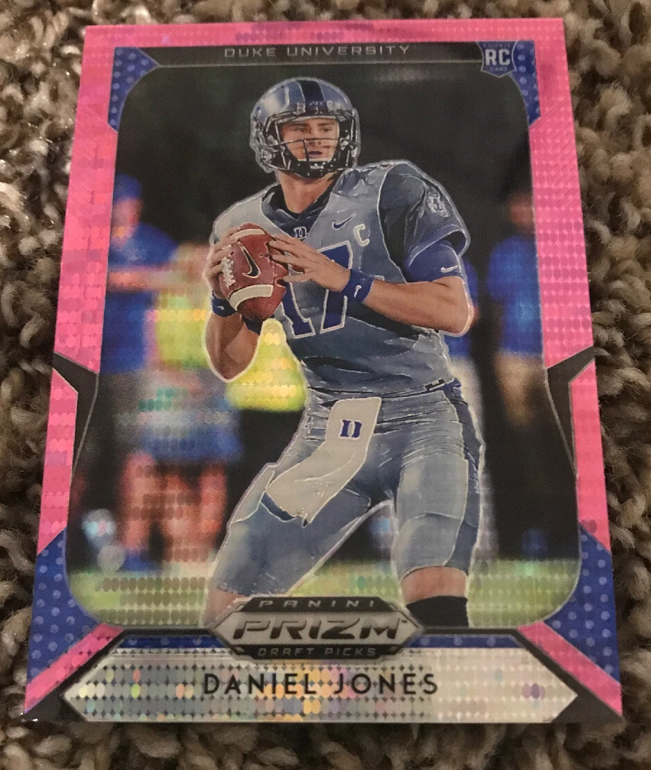 2019 Panini Prizm Draft Picks Daniel Jones #116 Pink Pulsar RC
