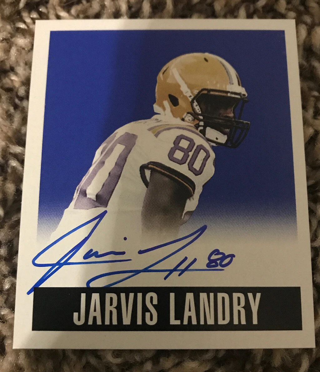 2014 Leaf Originals BLUE JL1 Jarvis Landry Auto Autographed Football Card 7/25
