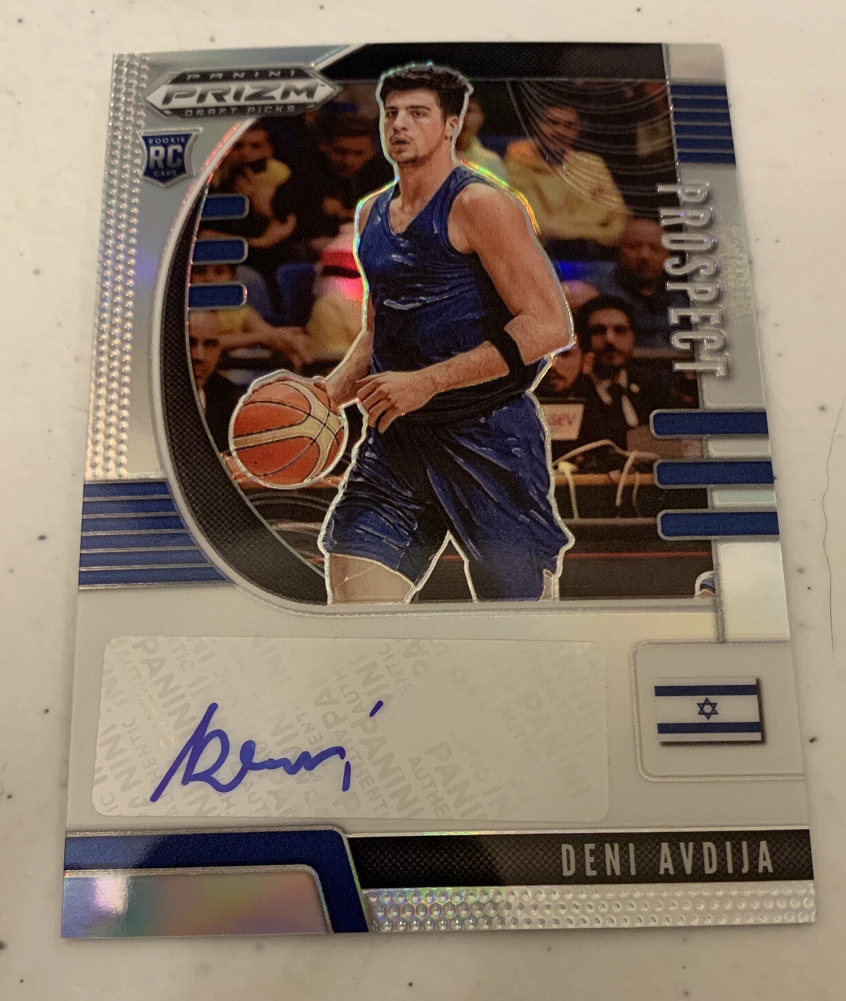 2020-21 Panini Prizm Draft Picks DENI AVDIJA Prospect Silver Prizm Auto
