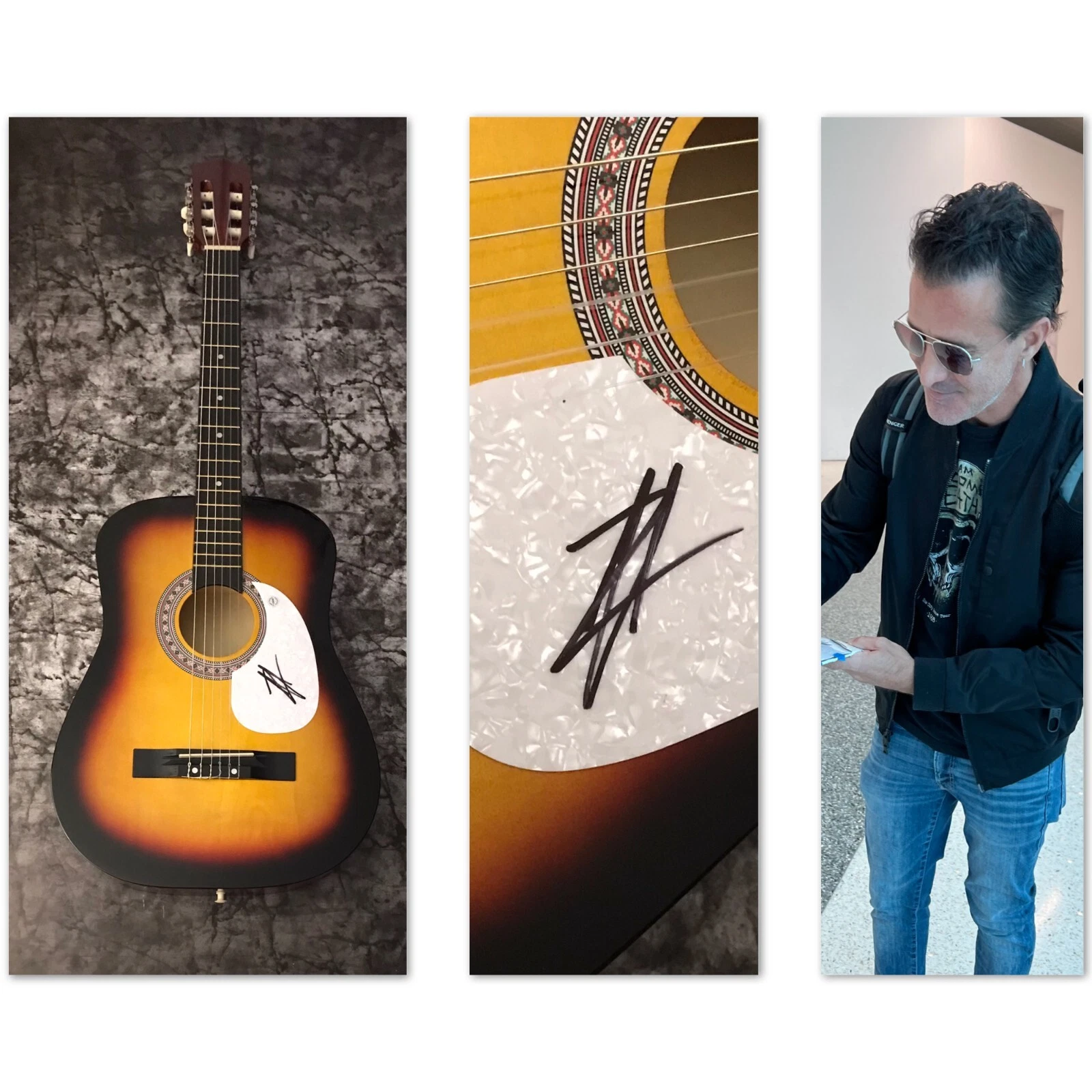 GFA Creed Human Clay * SCOTT STAPP * Signed Acoustic Guitar PROOF S2 COA
