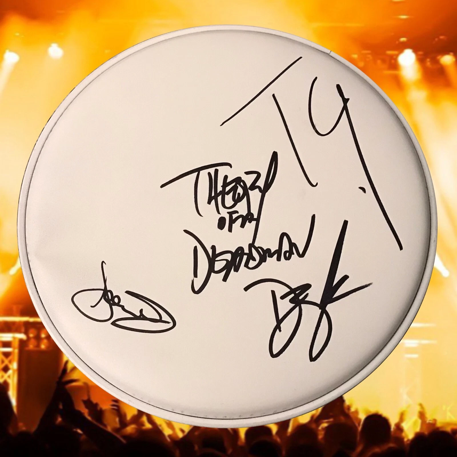 GFA Tyley Connolly x3 Band * THEORY OF A DEADMAN * Signed 10