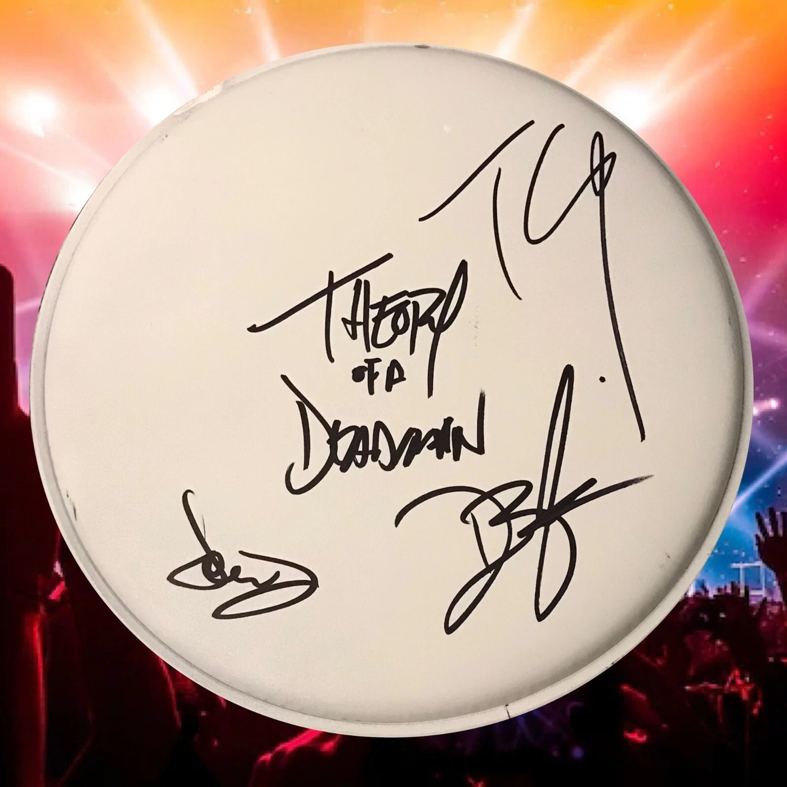 GFA Tyley Connolly x3 Band * THEORY OF A DEADMAN * Signed 10