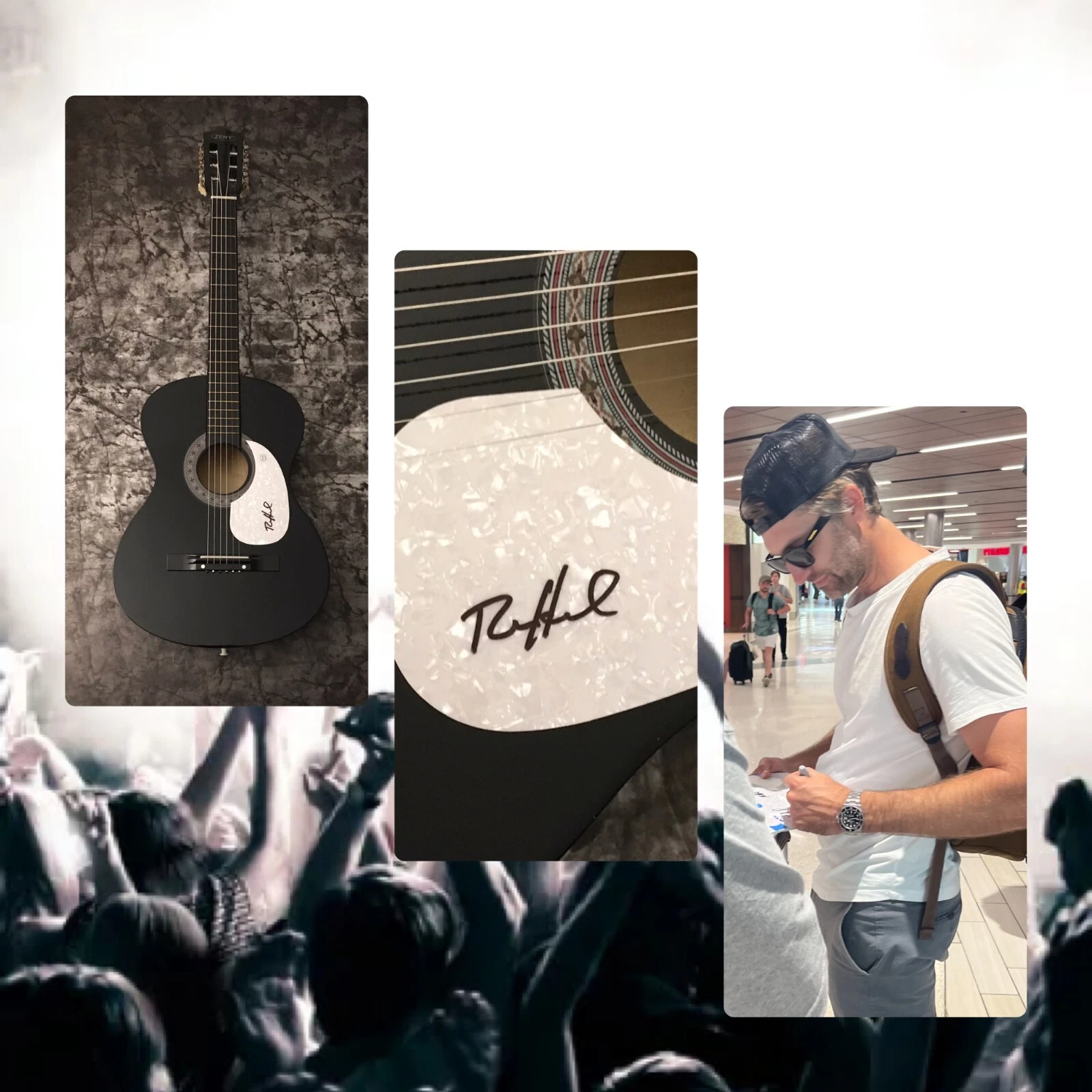 GFA Pelago Chasing After You * RYAN HURD * Signed Acoustic Guitar PROOF R1 COA
