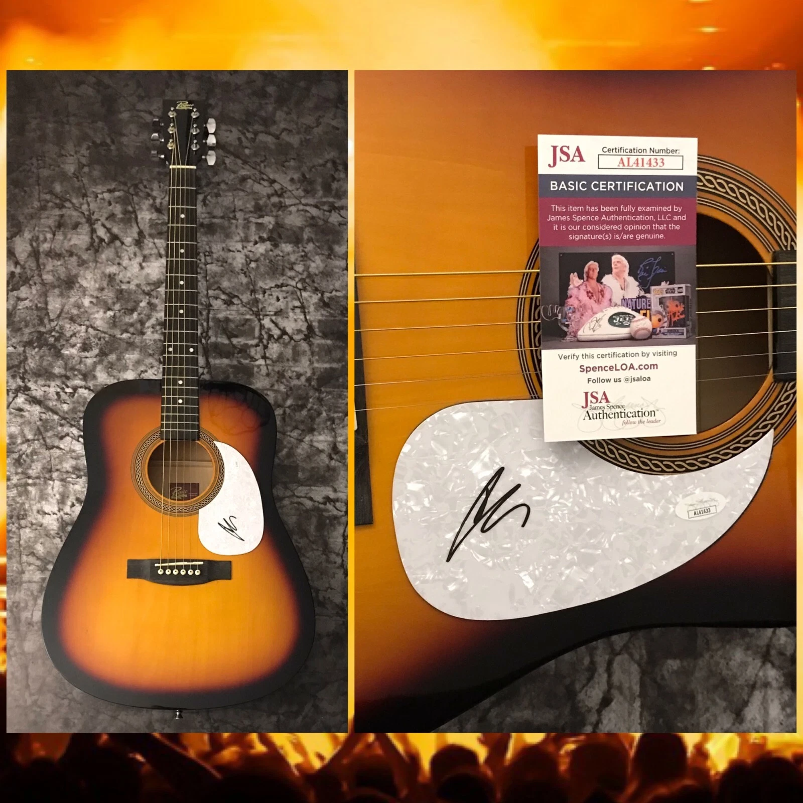 JSA I'm Coming Over Country Star * CHRIS YOUNG * Signed 41