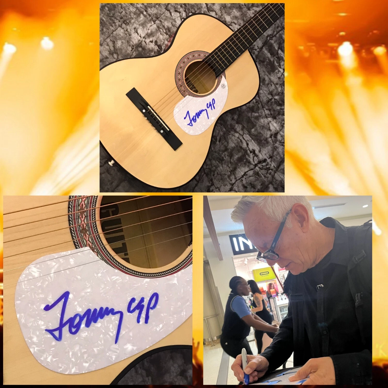 GFA Endless Road Guitarist * TOMMY EMMANUEL * Signed Acoustic Guitar PROOF COA
