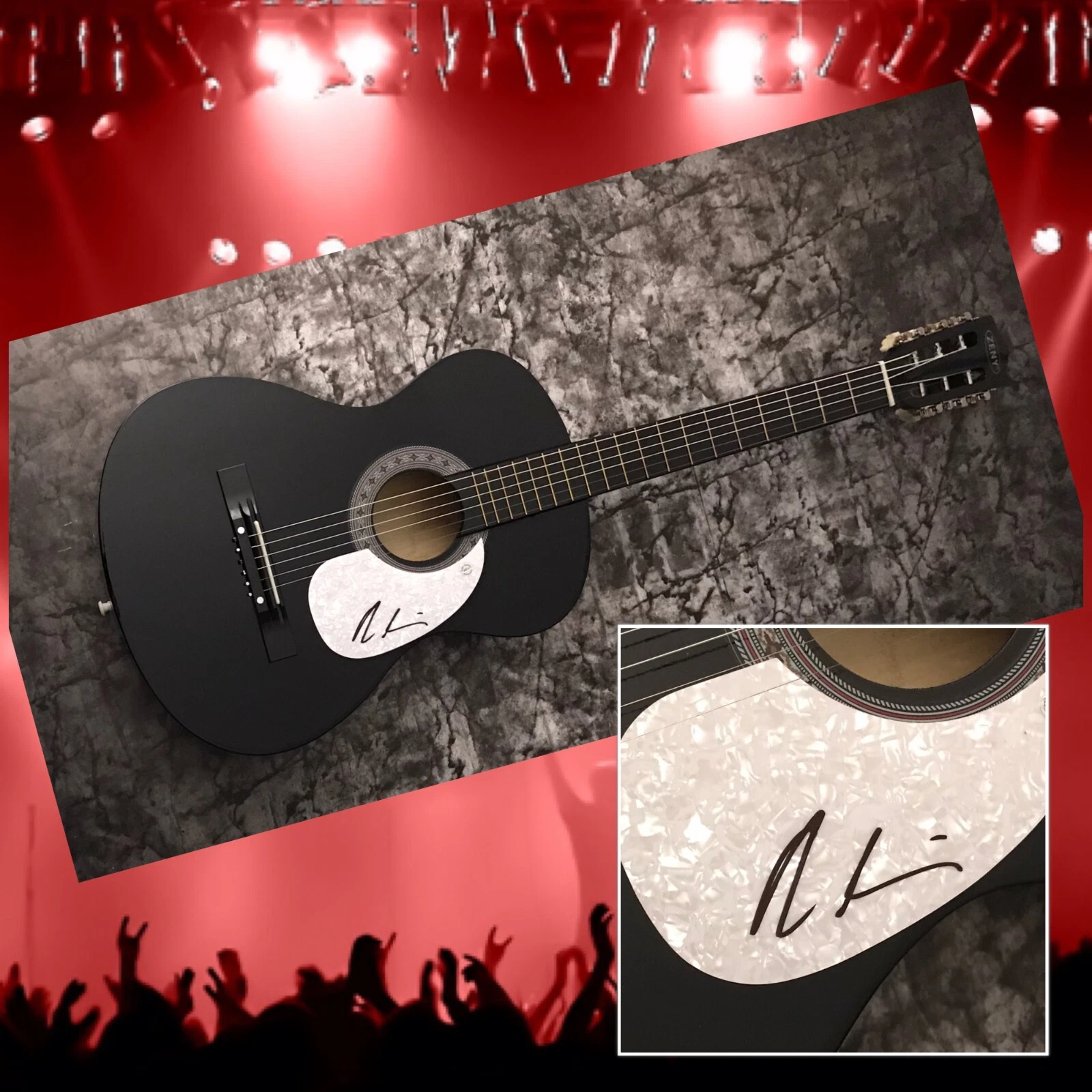 GFA Trick Album Mary Star * ALEX G * Signed Acoustic Guitar A1 COA
