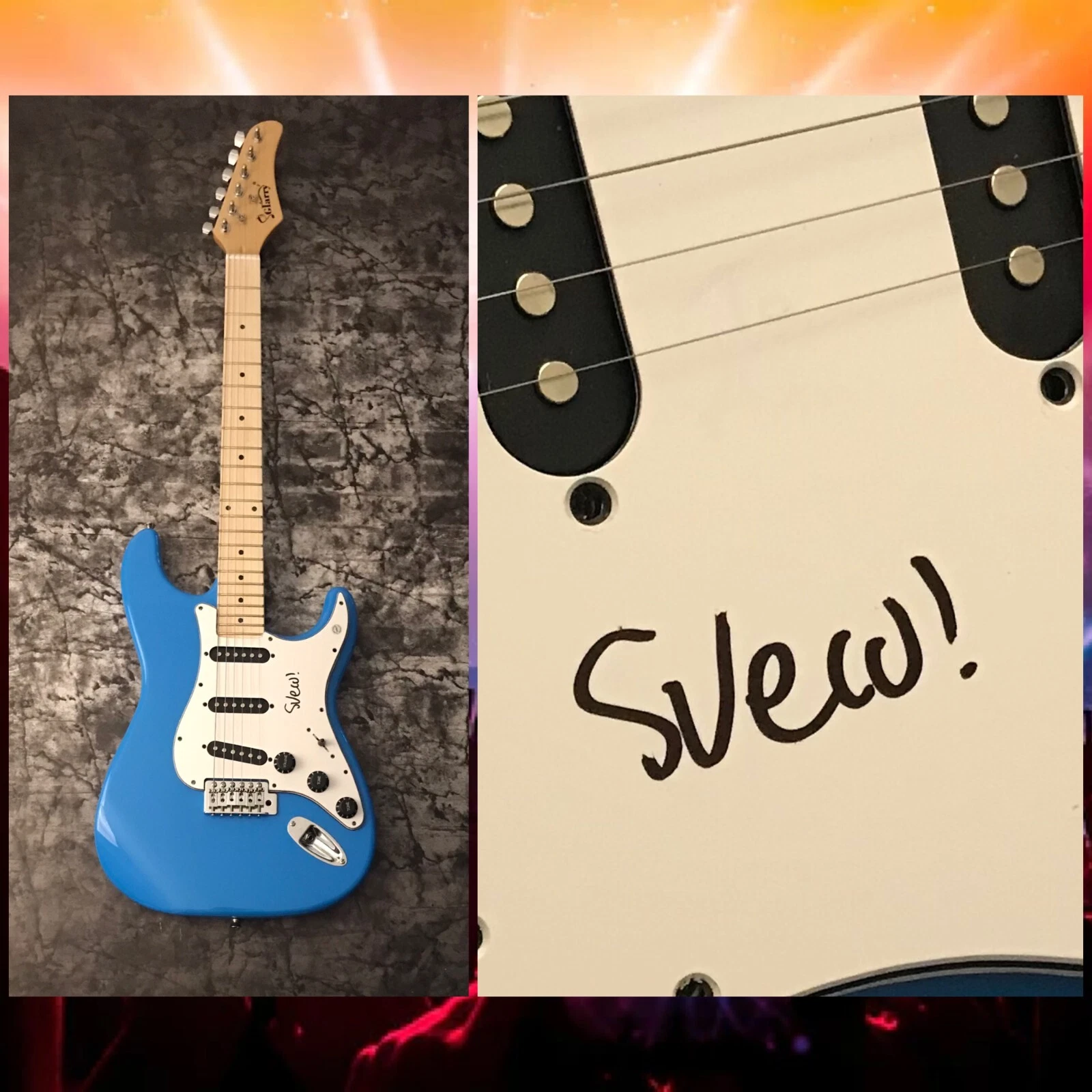 GFA It Was Fun While It Lasted Paralyzed * SUECO * Signed Electric Guitar COA
