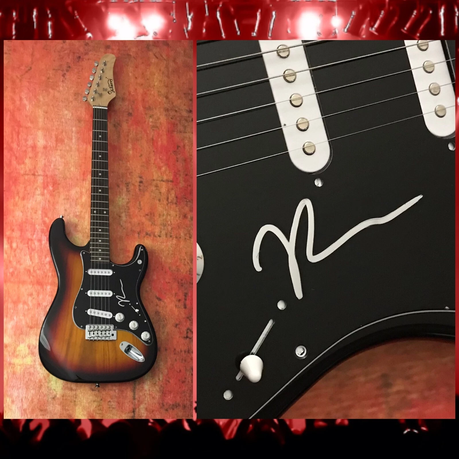 GFA Figures Star Singer * JESSIE REYEZ * Signed Electric Guitar J4 COA
