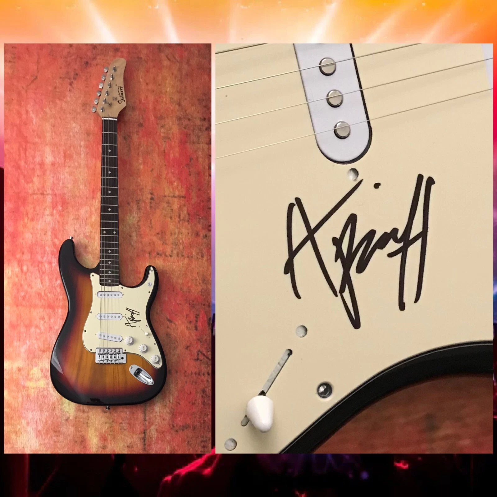 GFA More Than Friands Star * AIDAN BISSETT * Signed Electric Guitar COA
