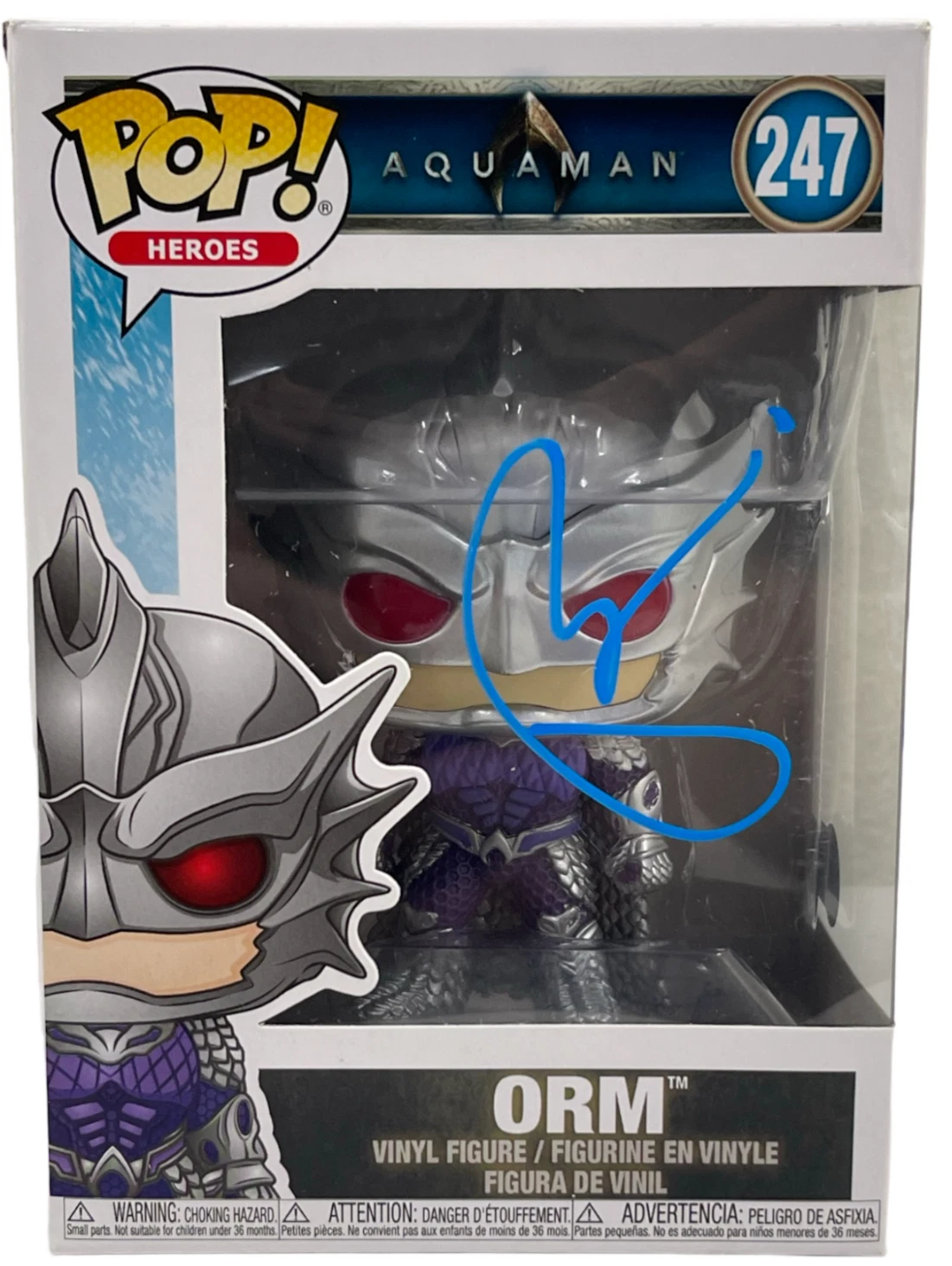 Patrick Wilson Signed Orm 247 Funko Aquaman Authentic Autograph Beckett
