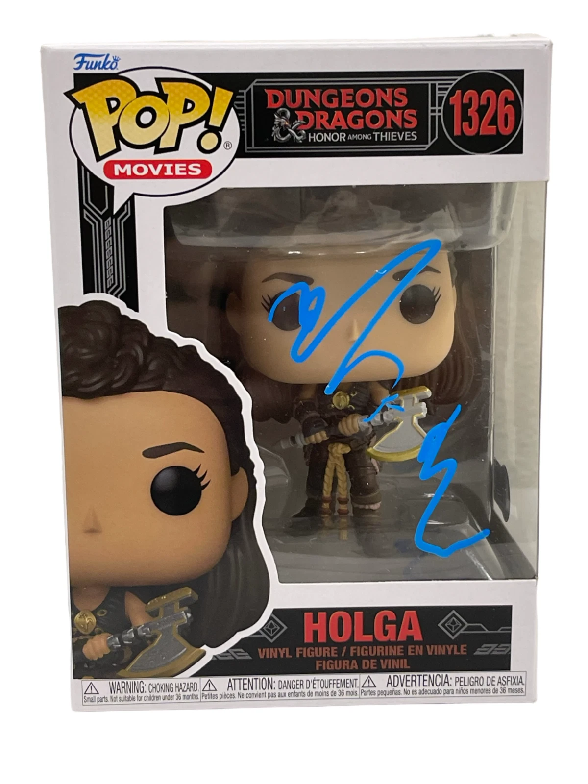 Michelle Rodriguez Signed Holga Funko Dungeons & Dragons Autograph Beckett
