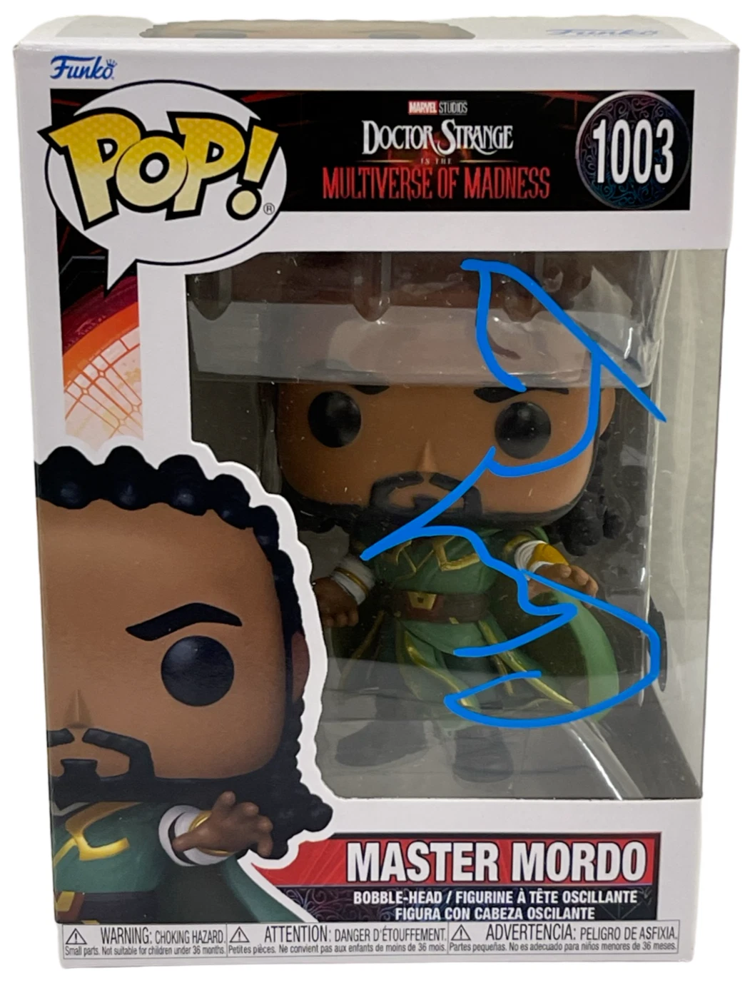 Chiwetel Ejiofor Signed Master Mordo Funko Doctor Strange 1003 Autograph Beckett
