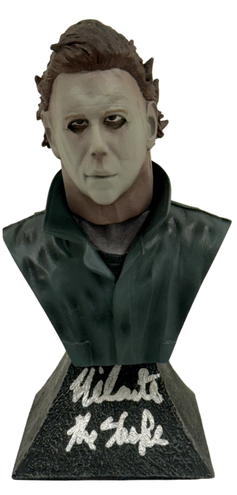 Nick Castle Signed Mini Bust Figure Halloween Michael Myers Autograph Beckett
