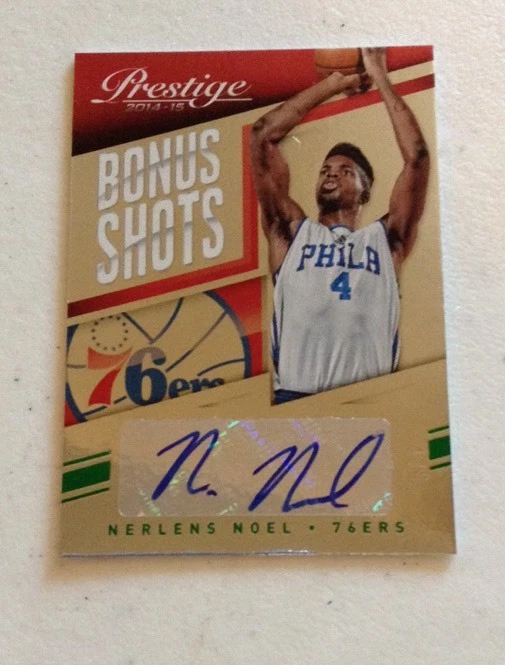 2014-15 Prestige Premium Bonus Shots Autograph Green #20 Nerlens Noel 1/5 = 1/1
