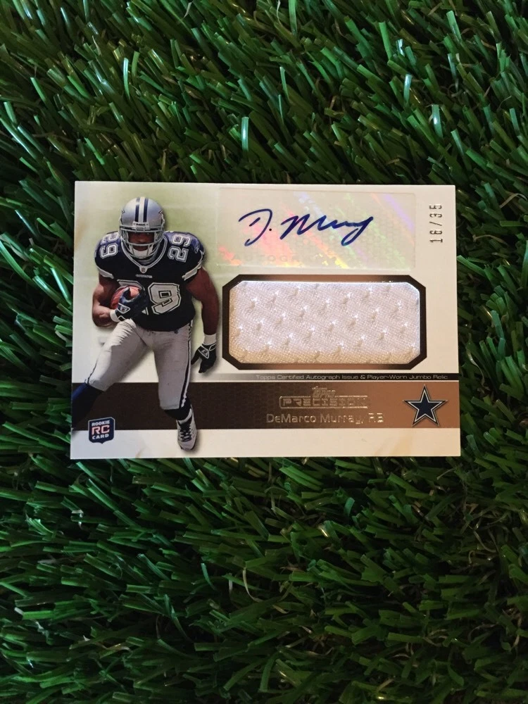 ROOKIE #D /35 JERSEY PATCH AUTO 2011 DeMarco Murray RC Topps Precision Autograph
