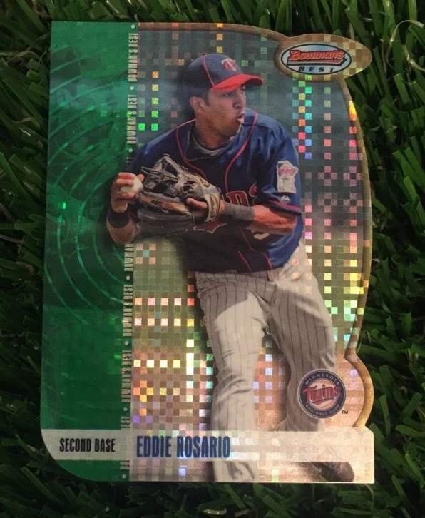 EDDIE ROSARIO 2012 BOWMANS BEST XFRACTOR DIE-CUT ##ED /25 SP
