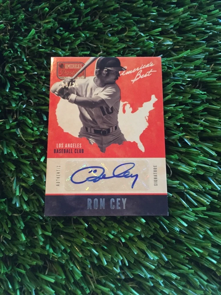 2013-14 Panini Americas Pastime RON CEY America's Best Auto #ED /25 Dodgers

