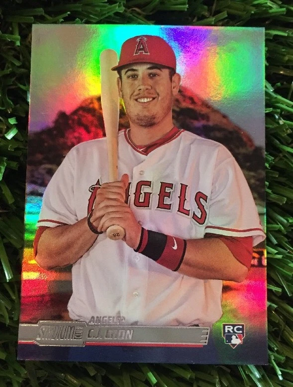 2014 TOPPS STADIUM CLUB C.J. CRON RC PARALLEL #ED /25 ANGELS SSP

