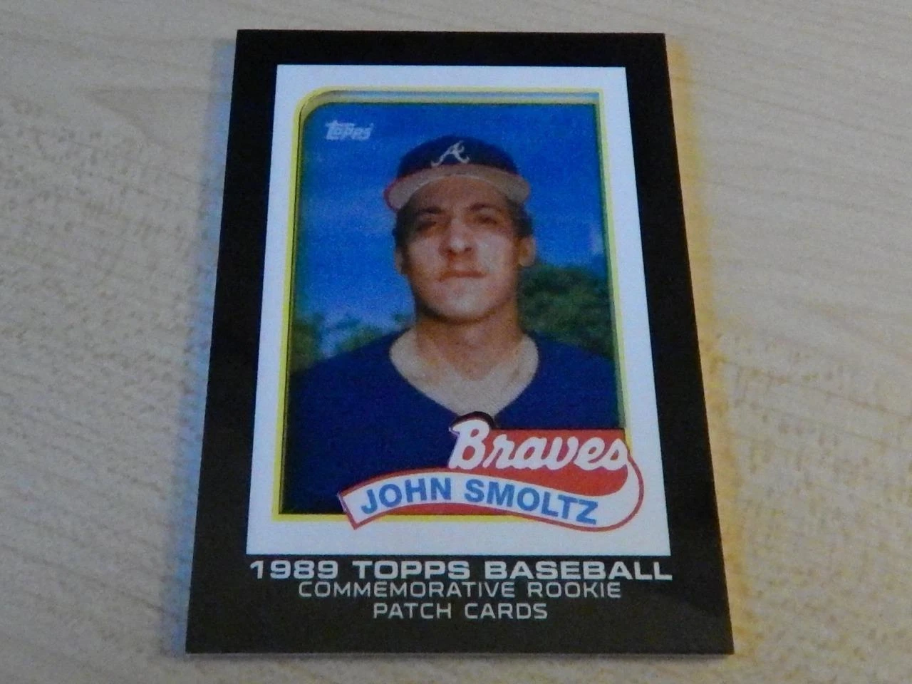 2014 TOPPS BASEBALL SERIES 1 1989 COMMEMORATIVE JOHN SMOTLZ PATCH RCP-25
